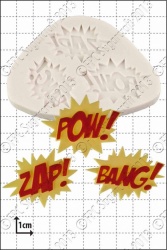 'Zap Pow Bang' Silicone Mould